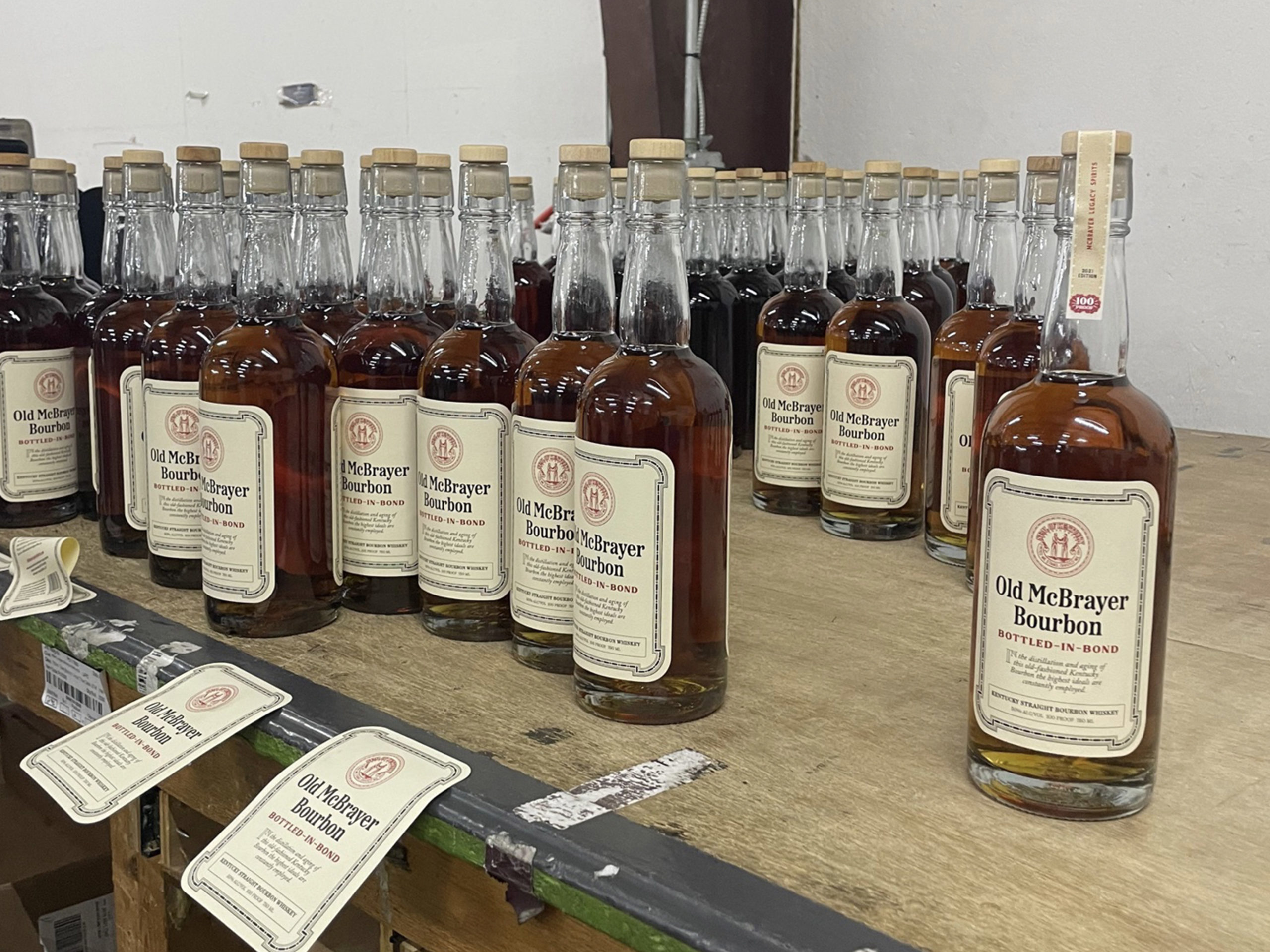 Old McBrayer Bourbon Bottling Day