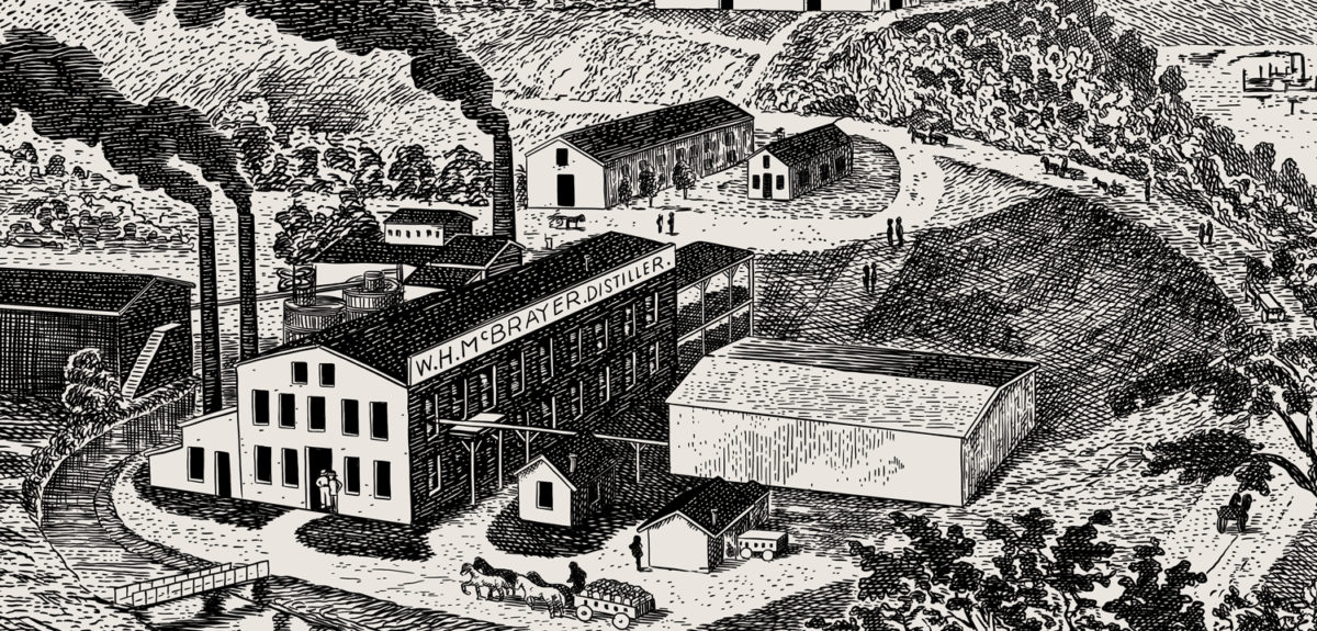 Cedar Brook Distillery Close Up Illustration