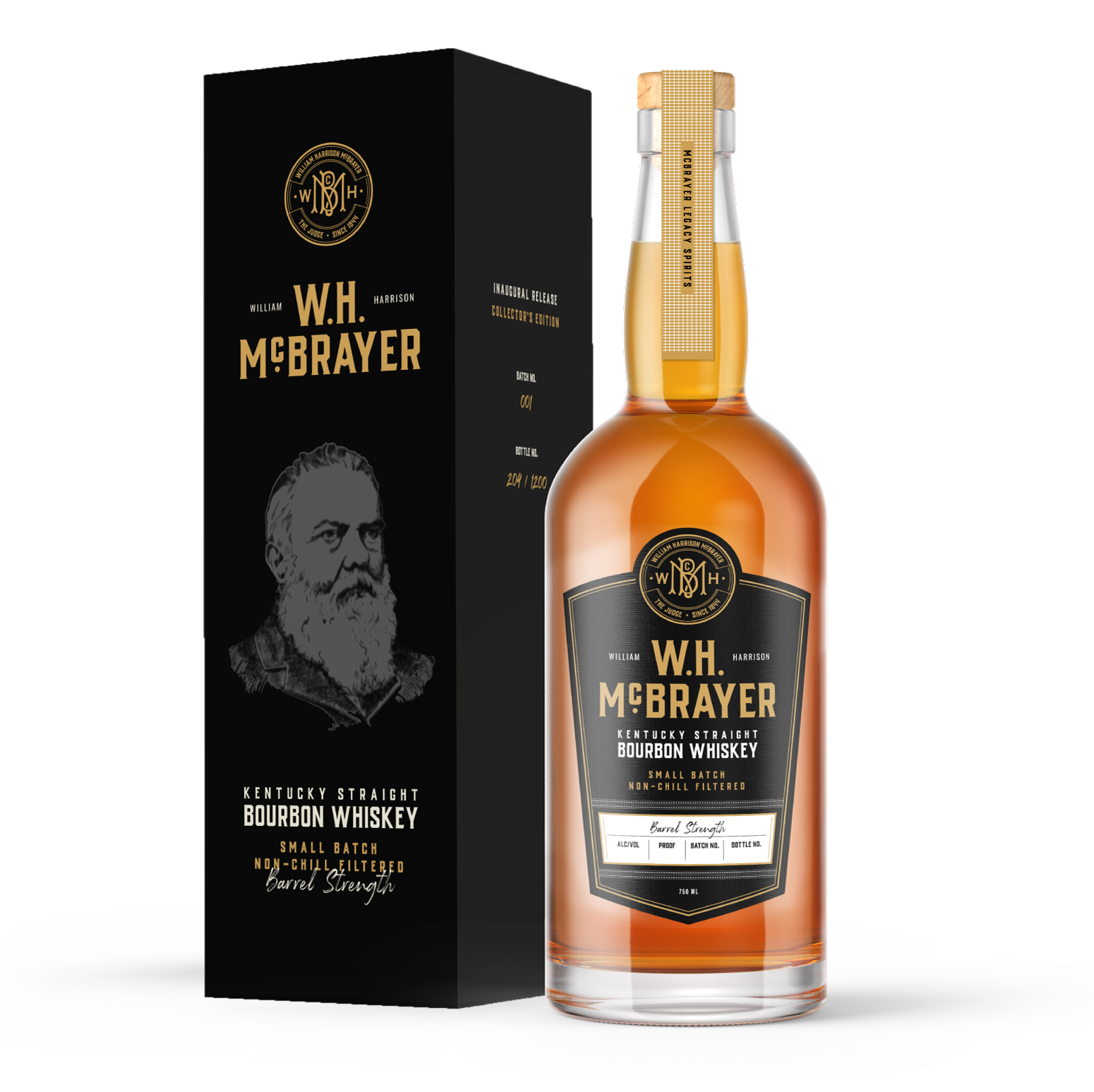 W.H. McBrayer Batch 1 Bottle and Box W.H. McBrayer Batch 1 Bottle and Box